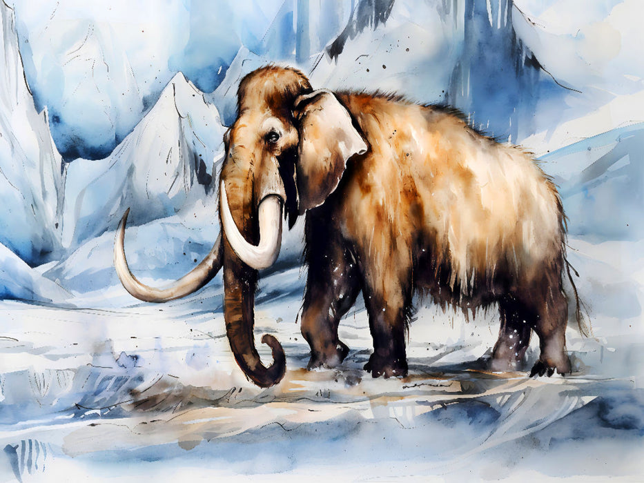 Wollhaarmammut - CALVENDO Foto-Puzzle'