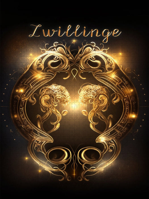 Zwillinge 22. Mai - 21. Juni - CALVENDO Foto-Puzzle'