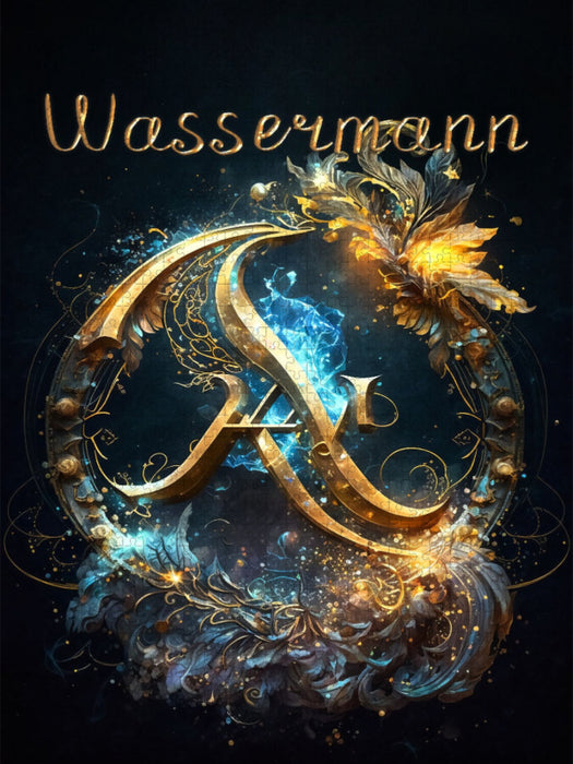 Wassermann 21. Januar - 19. Februar - CALVENDO Foto-Puzzle'