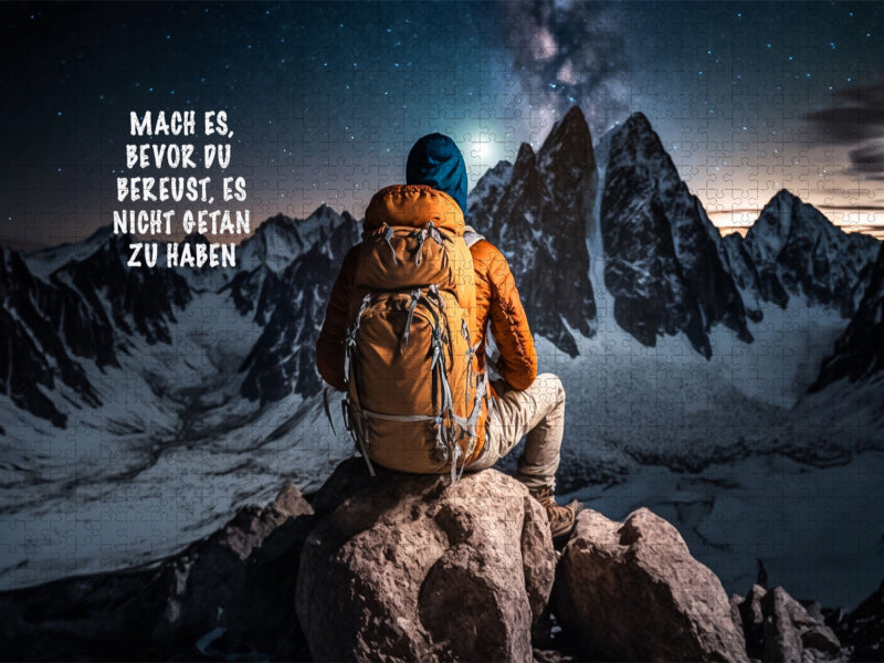 Ein Motiv aus dem Kalender Motivation und Bergsteigen - CALVENDO Foto-Puzzle'