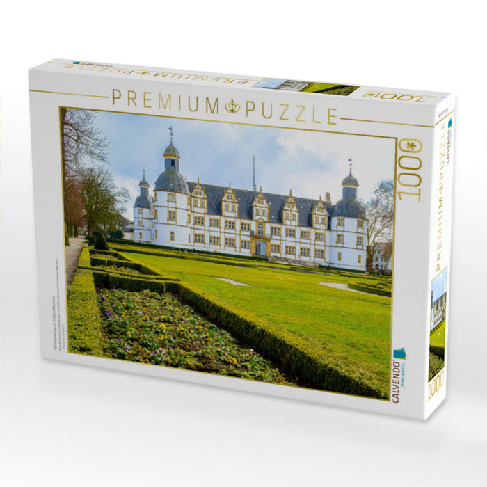 Weserrenaissance-Schloss Neuhaus - CALVENDO Foto-Puzzle'