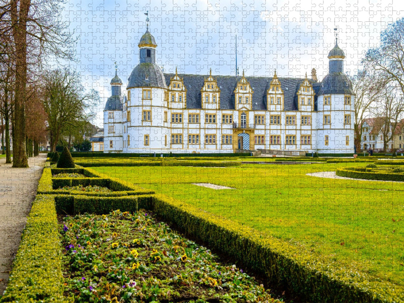 Weserrenaissance-Schloss Neuhaus - CALVENDO Foto-Puzzle'