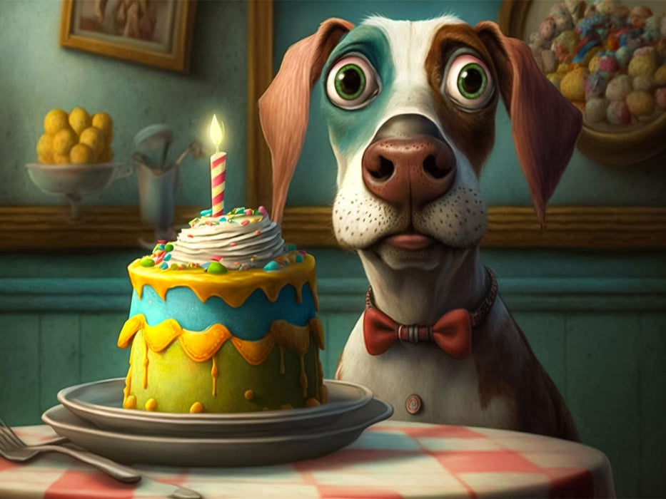 Gibbs feiert Geburtstag - CALVENDO Foto-Puzzle'