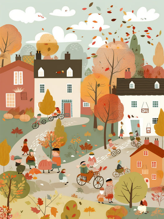 Bunter Oktober - CALVENDO Foto-Puzzle'