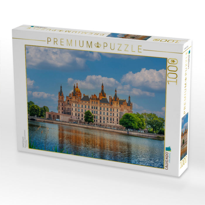 Schloß Schwerin - CALVENDO Foto-Puzzle'