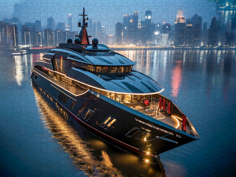 Mega Yachten - Grenzenlose Innovation - CALVENDO Foto-Puzzle'