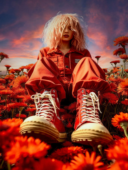 Rot - die Farbe der Sinnlichkeit - CALVENDO Foto-Puzzle'