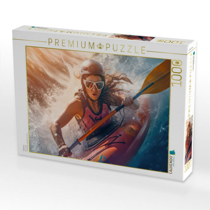 Skifahren - CALVENDO Foto-Puzzle'