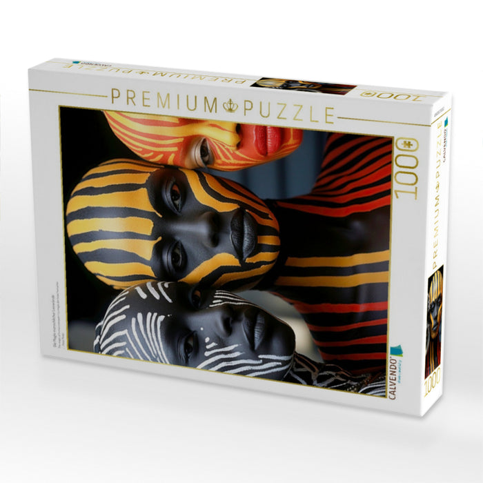 Die Magie menschlicher Leinwände - CALVENDO Foto-Puzzle'