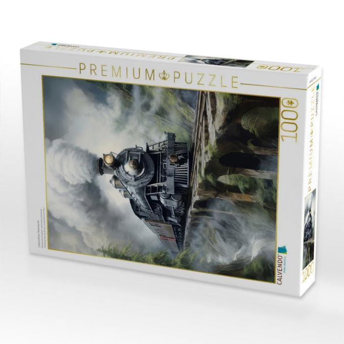 Lokomotiven Steampunk - CALVENDO Foto-Puzzle'