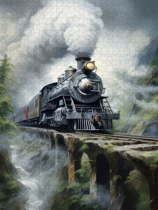 Lokomotiven Steampunk - CALVENDO Foto-Puzzle'