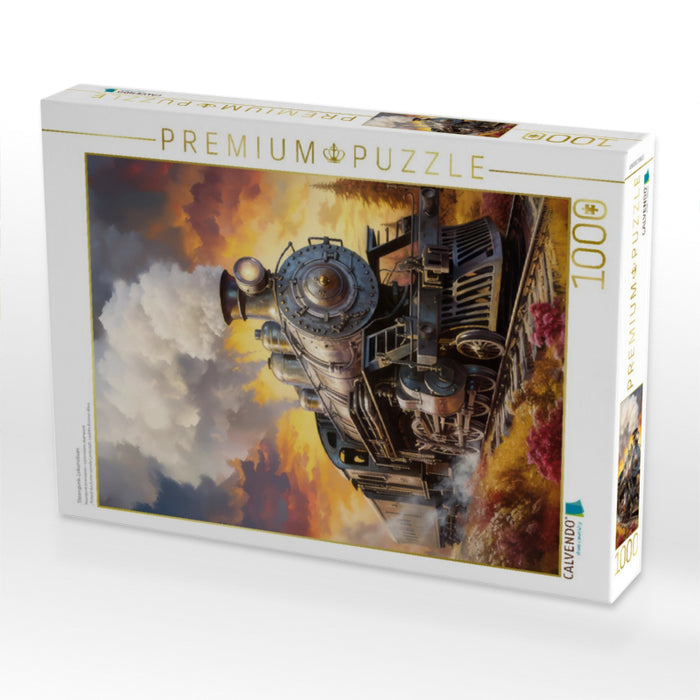 Steampunk-Lokomotiven - CALVENDO Foto-Puzzle'