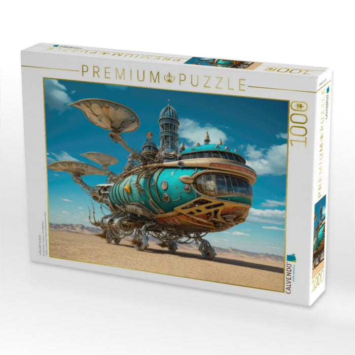 Luftschiff-Fantasie - CALVENDO Foto-Puzzle'