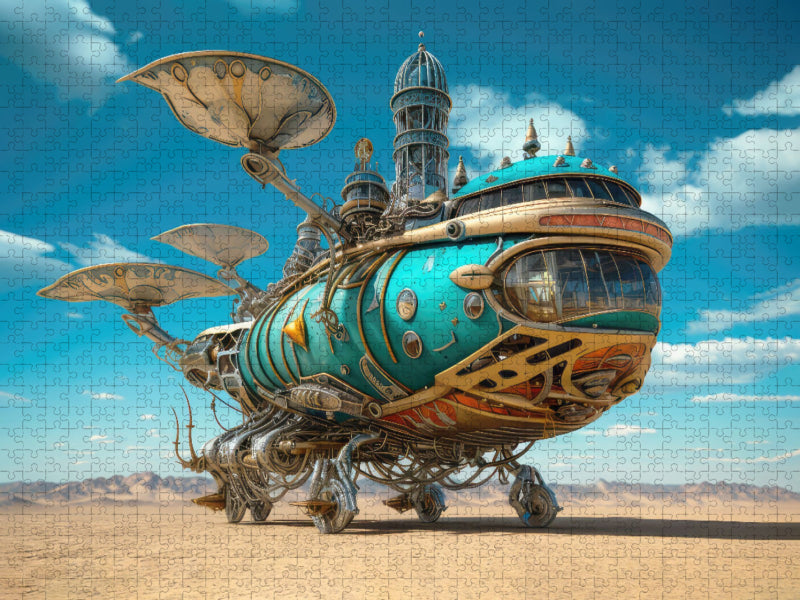 Luftschiff-Fantasie - CALVENDO Foto-Puzzle'