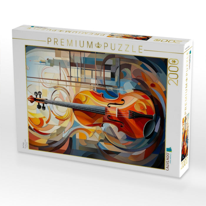 Die Geige - CALVENDO Foto-Puzzle'