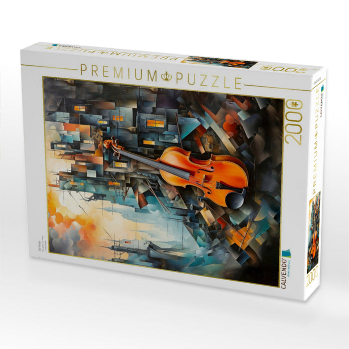 Die Geige - CALVENDO Foto-Puzzle'