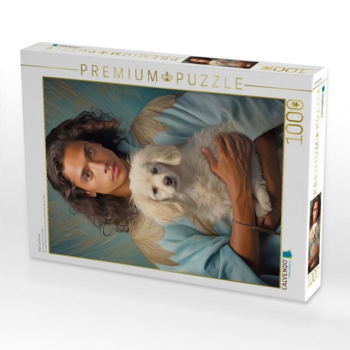 Mann und Hund - CALVENDO Foto-Puzzle'