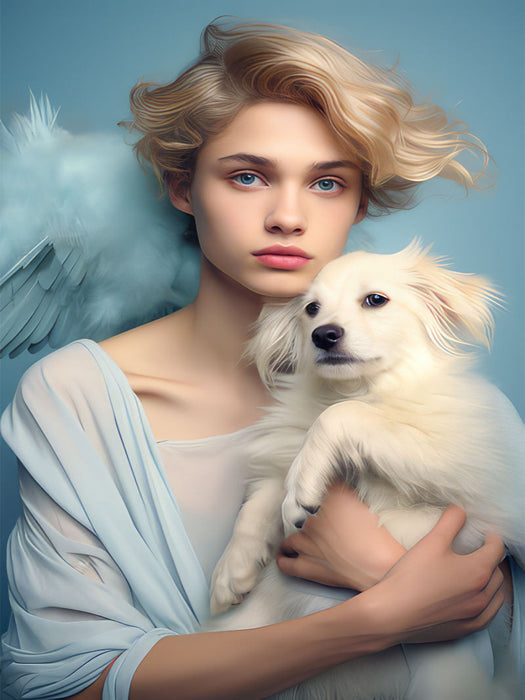 Mensch und Hund - CALVENDO Foto-Puzzle'