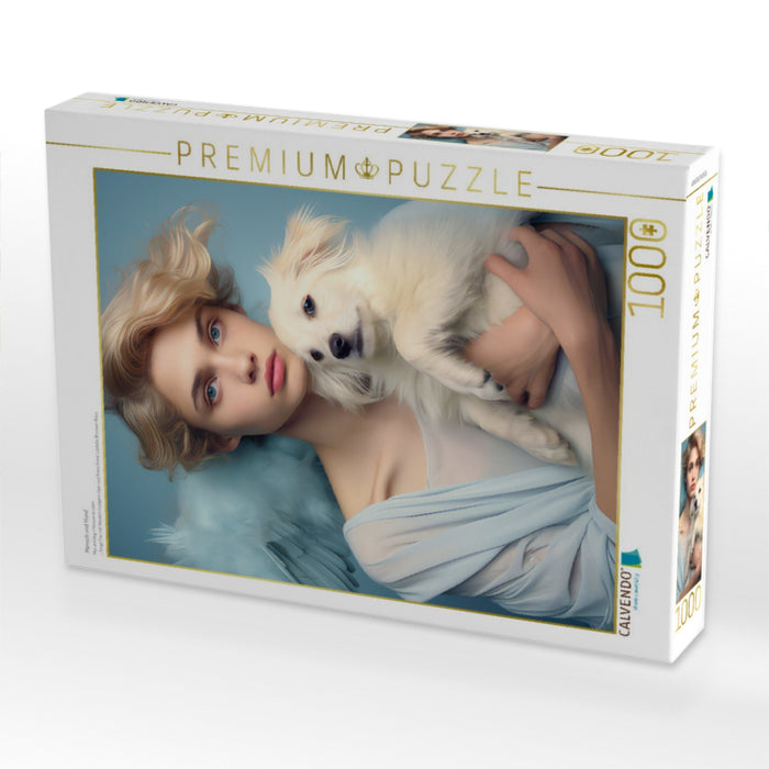 Mensch und Hund - CALVENDO Foto-Puzzle'