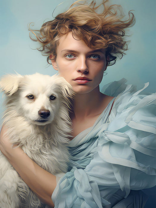Mensch und Hund - CALVENDO Foto-Puzzle'