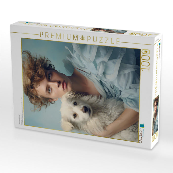 Mensch und Hund - CALVENDO Foto-Puzzle'