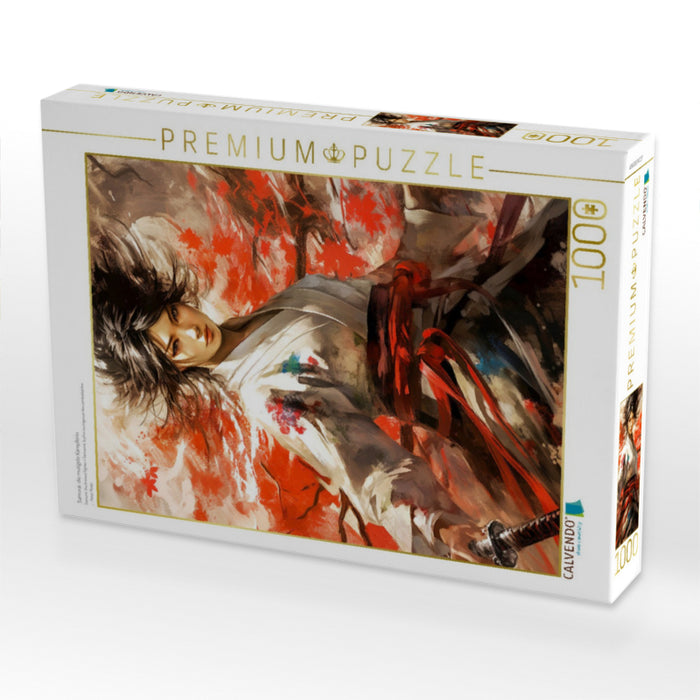 Samurai, die mutigste Kämpferin - CALVENDO Foto-Puzzle'