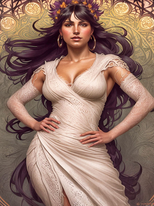 Dieses einfärbige Kleid wirkt elegant und interessant auch durch die durchbrochenen Einsätze. - CALVENDO Foto-Puzzle'