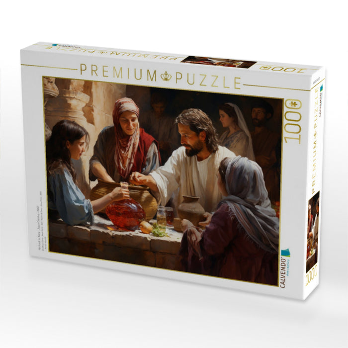 Hochzeit zu Kana - Jesus Christus - Bibel - CALVENDO Foto-Puzzle'