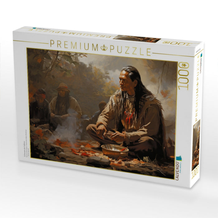 Schamane der Indianer - CALVENDO Foto-Puzzle'