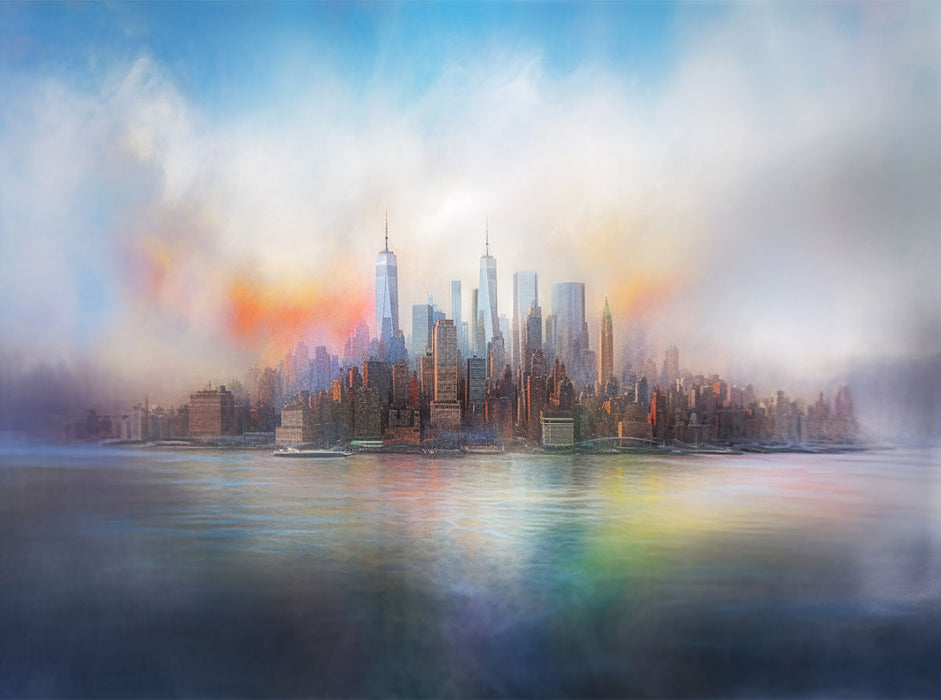 Bunte Stadt - CALVENDO Foto-Puzzle'