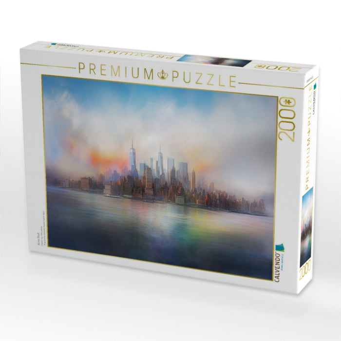 Bunte Stadt - CALVENDO Foto-Puzzle'