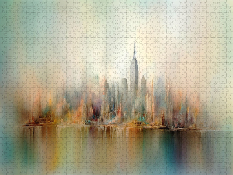 Goldene Stadt - CALVENDO Foto-Puzzle'