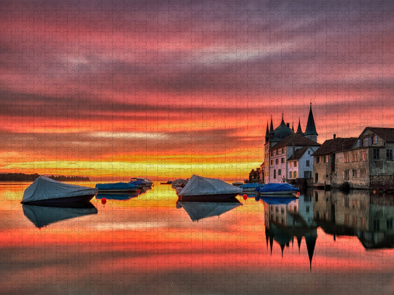 Turmhof Steckborn - CALVENDO Foto-Puzzle'