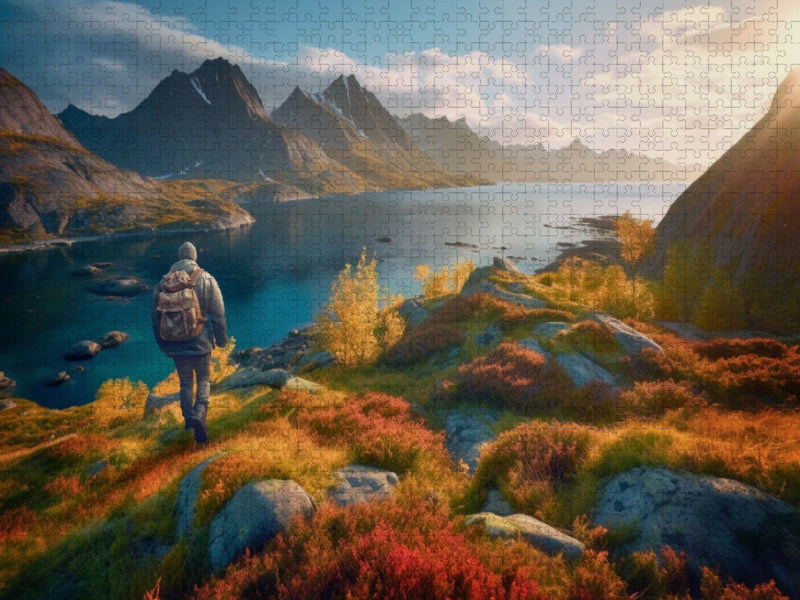 Ein Motiv aus dem Kalender Die Stille des Nordens - CALVENDO Foto-Puzzle'
