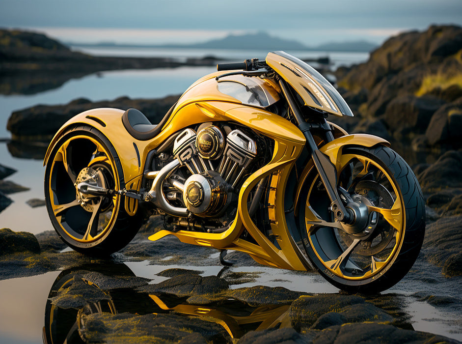 Gelber Stern - CALVENDO Foto-Puzzle'