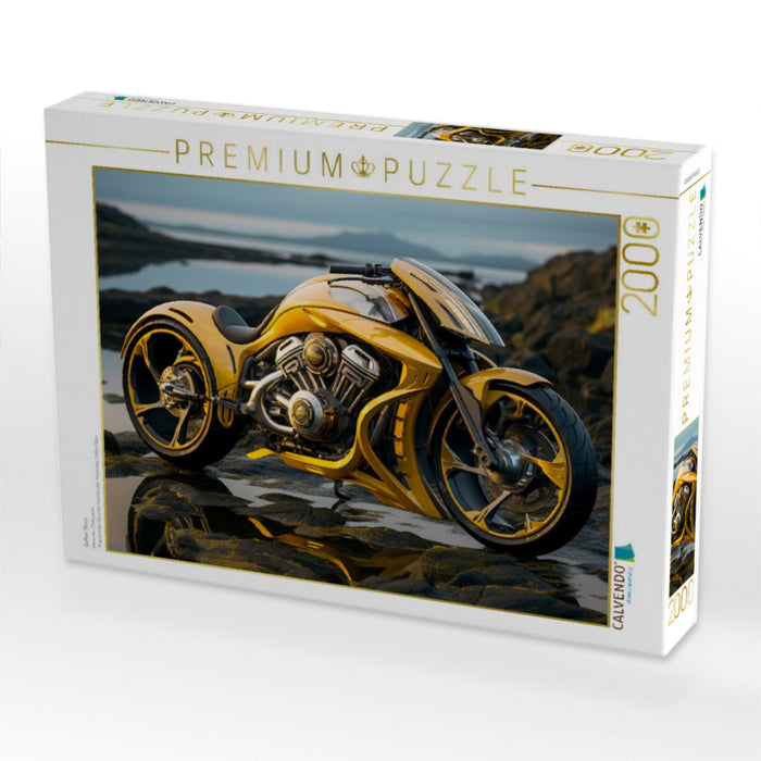 Gelber Stern - CALVENDO Foto-Puzzle'