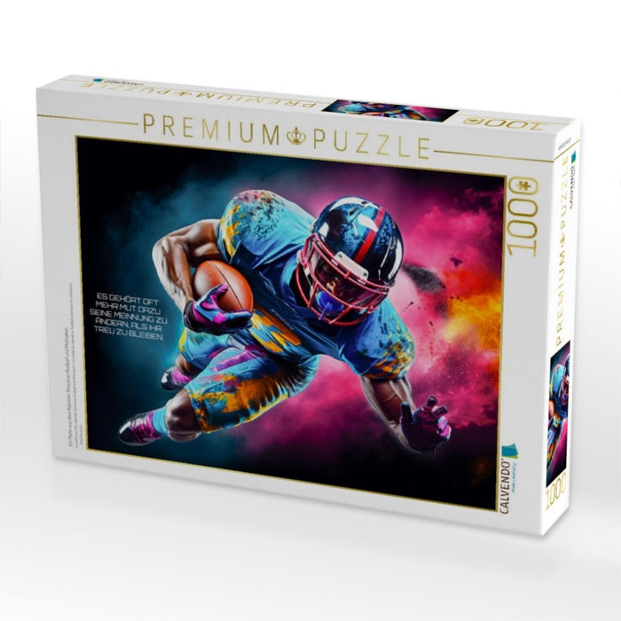 Ein Motiv aus dem Kalender American Football und Motivation - CALVENDO Foto-Puzzle'