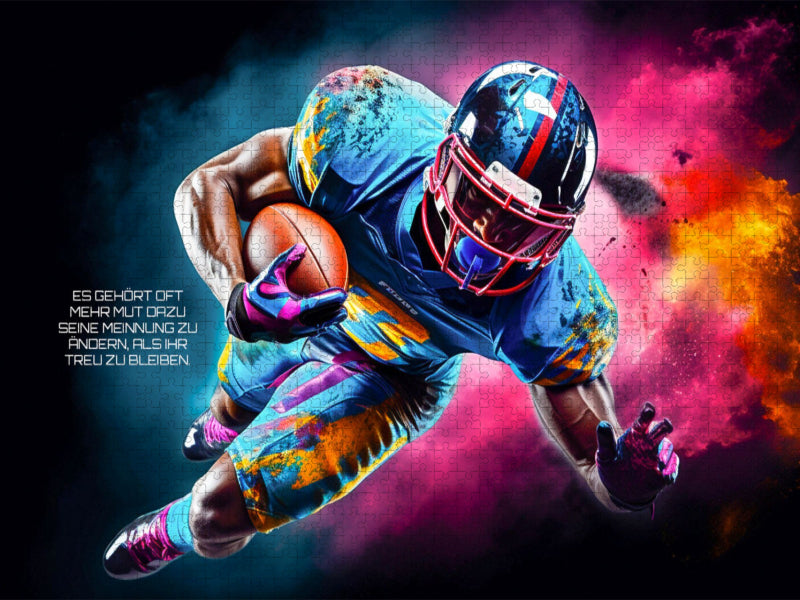 Ein Motiv aus dem Kalender American Football und Motivation - CALVENDO Foto-Puzzle'