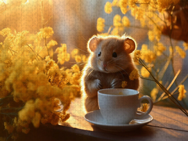 Kaffeeklatsch im Schlaraffenland - CALVENDO Foto-Puzzle'