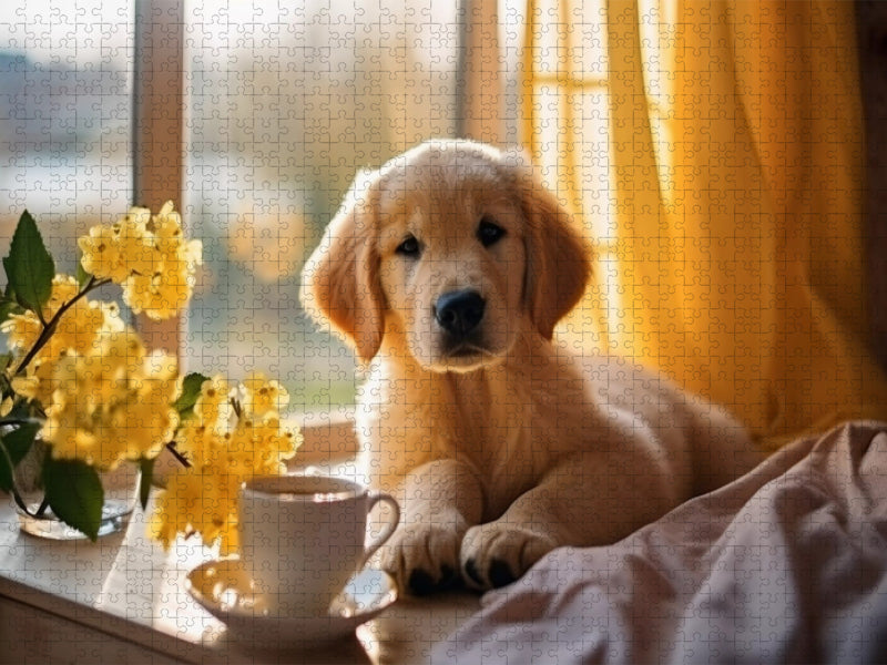 Himmlische Kaffee-Symphonie - CALVENDO Foto-Puzzle'