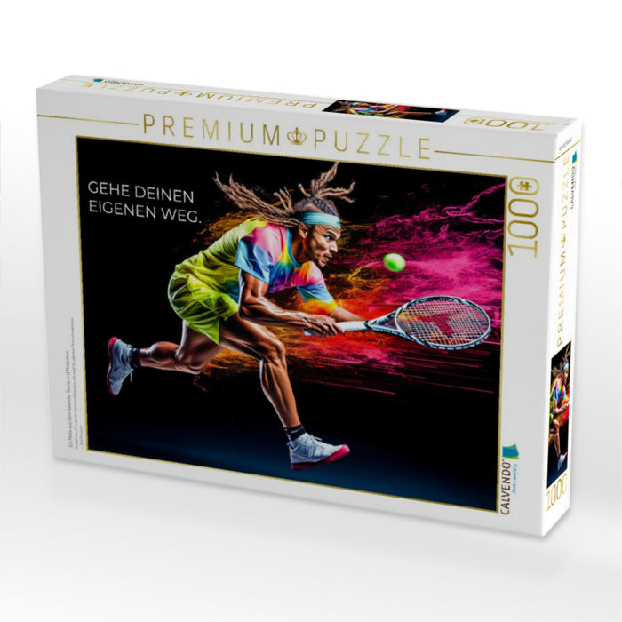 Ein Motiv aus dem Kalender Tennis und Motivation - CALVENDO Foto-Puzzle'