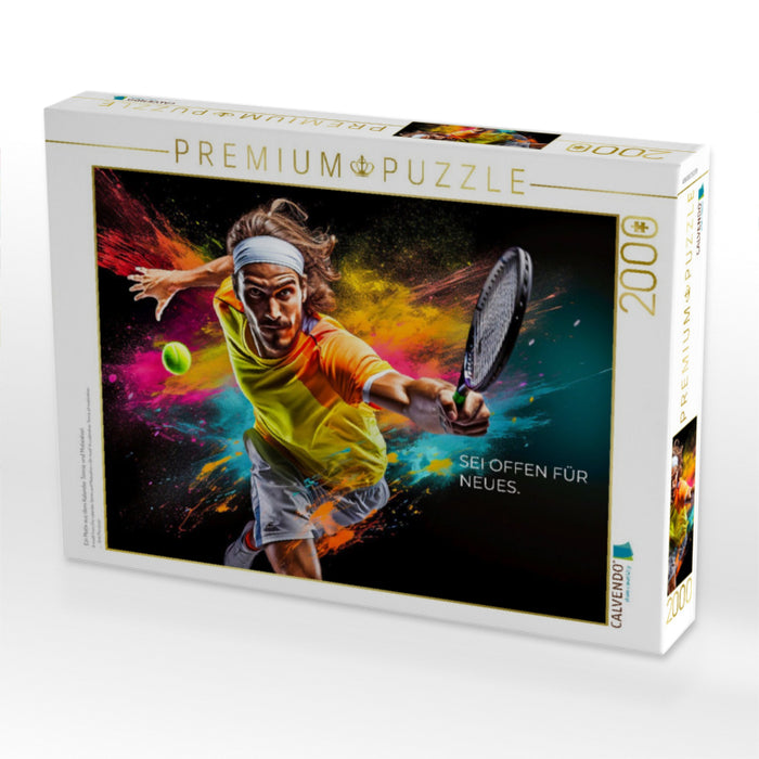 Ein Motiv aus dem Kalender Tennis und Motivation - CALVENDO Foto-Puzzle'