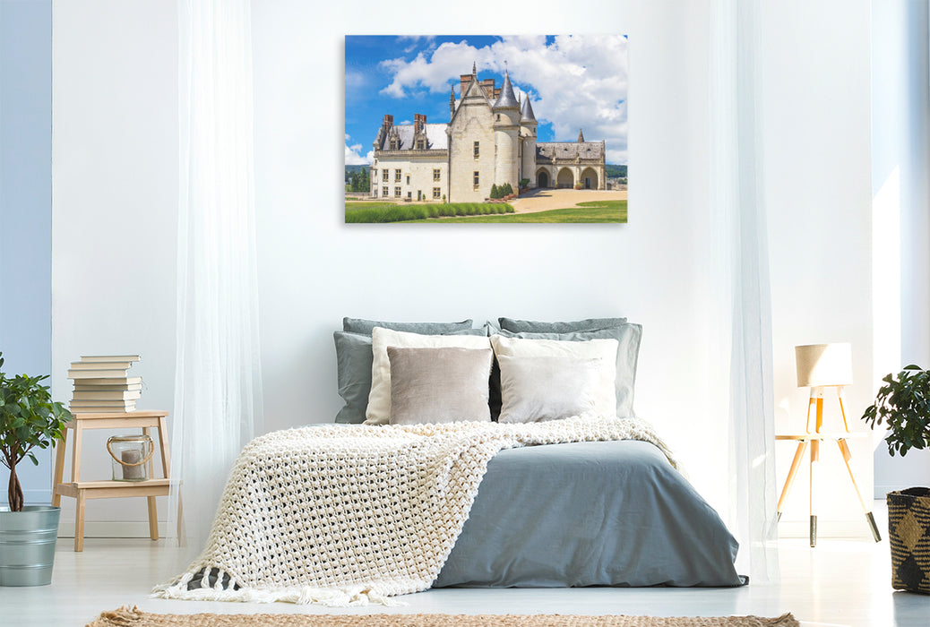 Premium Textil-Leinwand Schloss Amboise