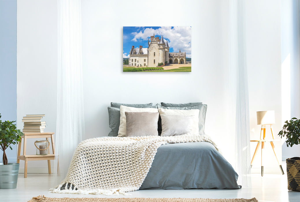 Premium Textil-Leinwand Schloss Amboise