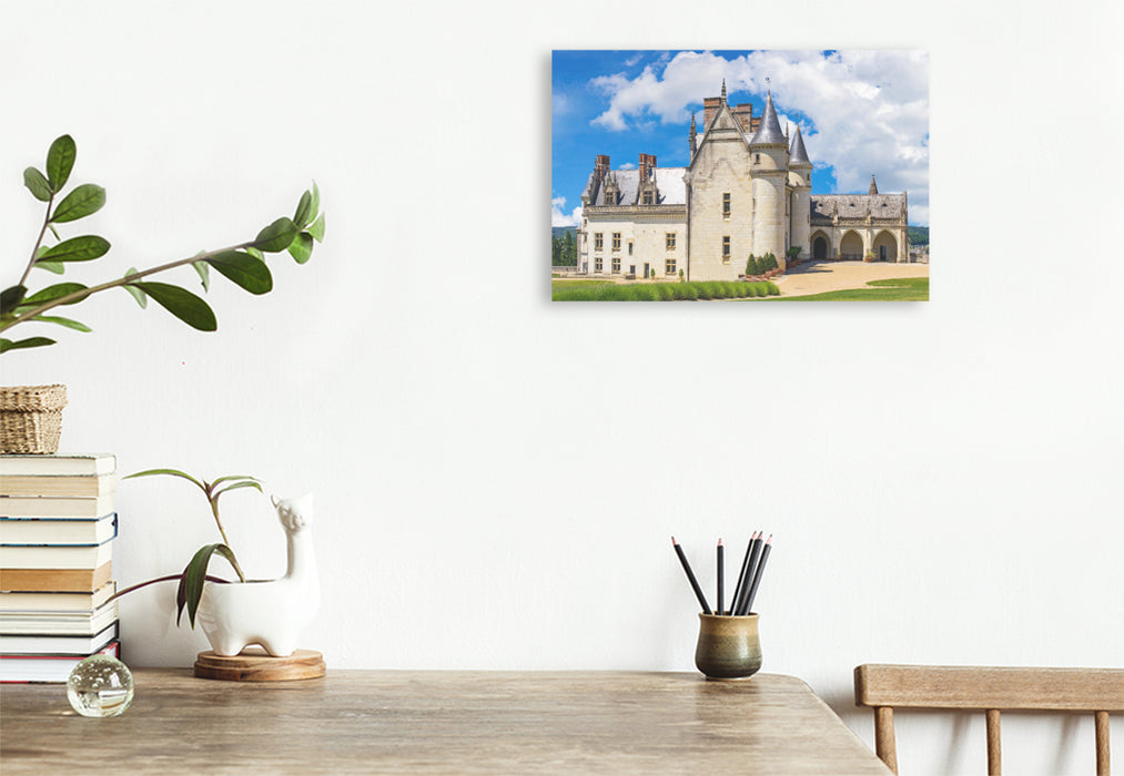 Premium Textil-Leinwand Schloss Amboise