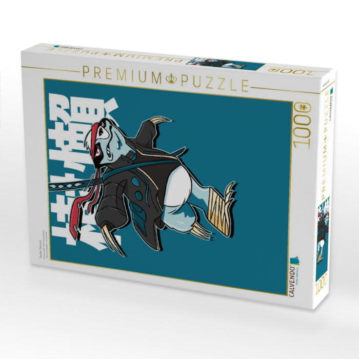 Faultier Samurai - CALVENDO Foto-Puzzle'