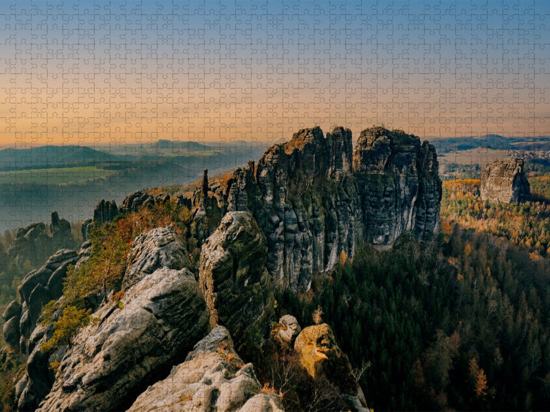 Schrammsteinaussicht - CALVENDO Foto-Puzzle'