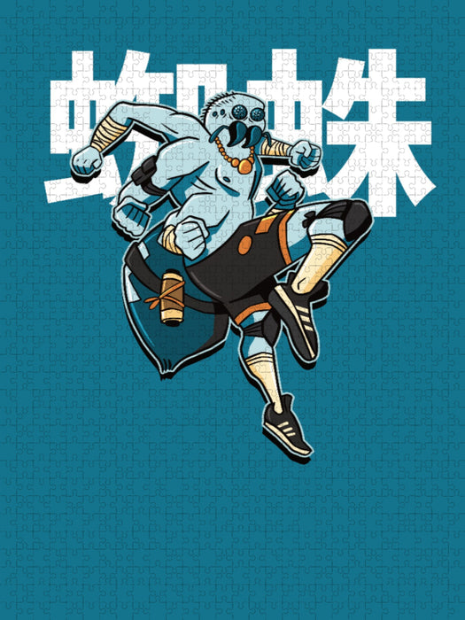 Spinnen Samurai - CALVENDO Foto-Puzzle'