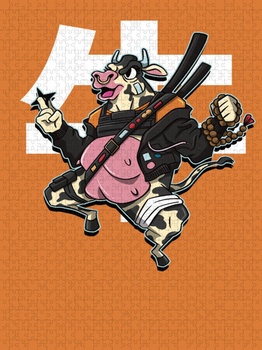Kuh Samurai - CALVENDO Foto-Puzzle'