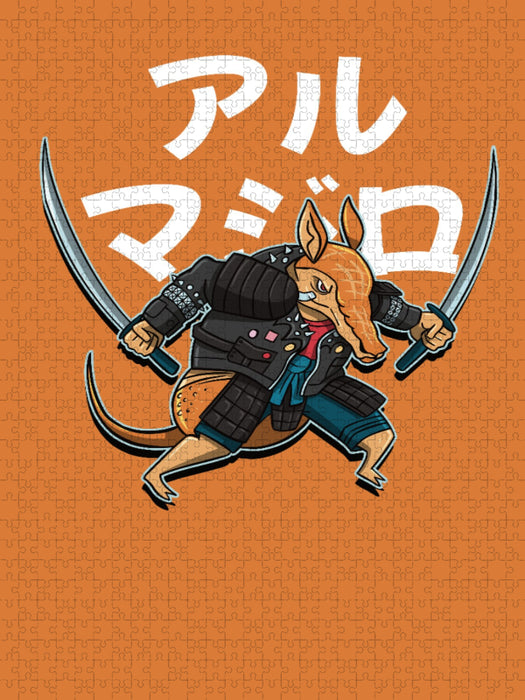 Gürteltier Samurai - CALVENDO Foto-Puzzle'